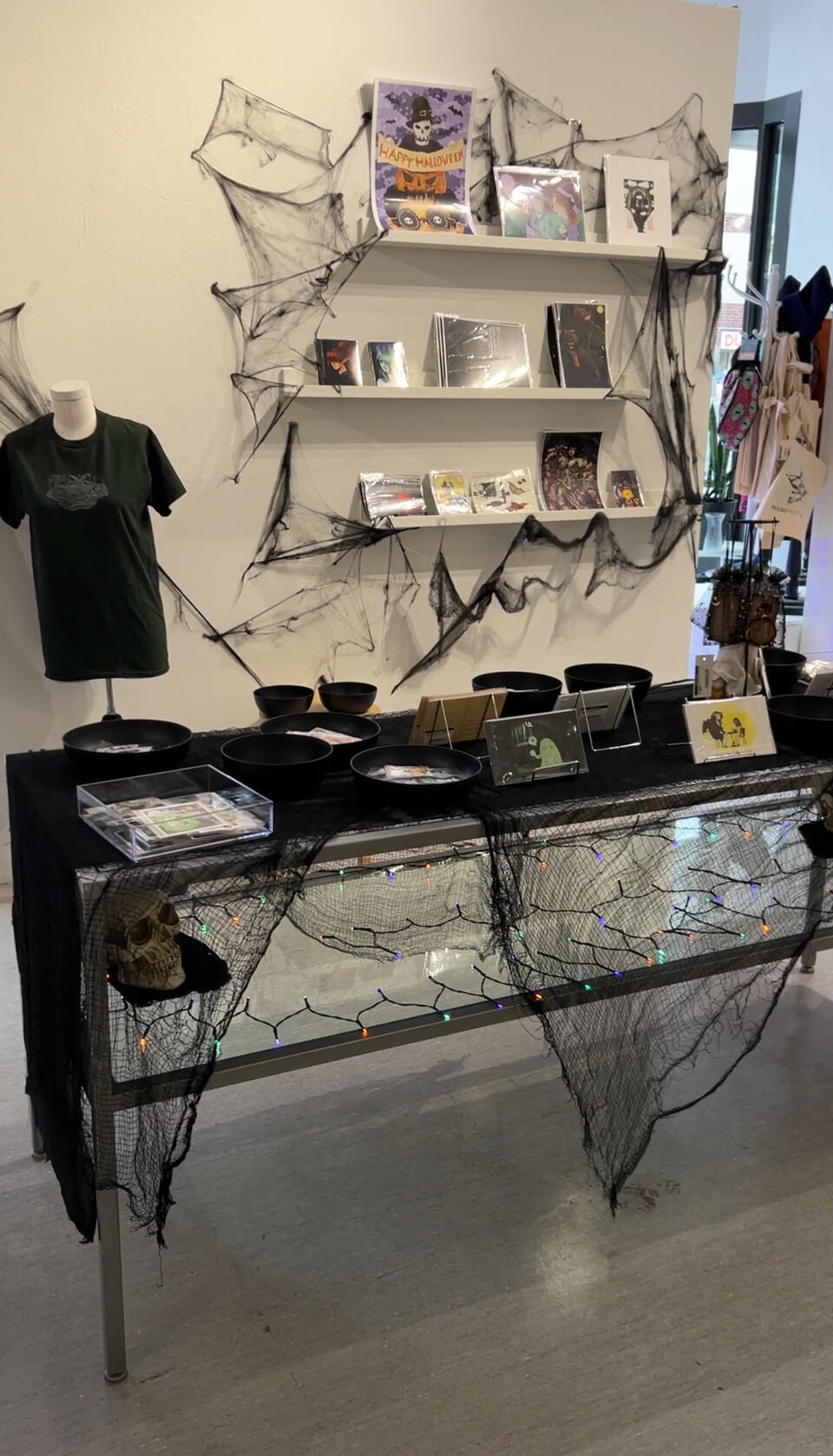 Dark Market shelves