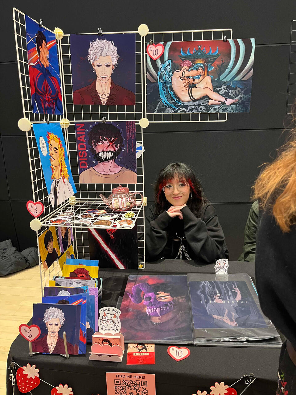 Ivy at her C3Expo Table